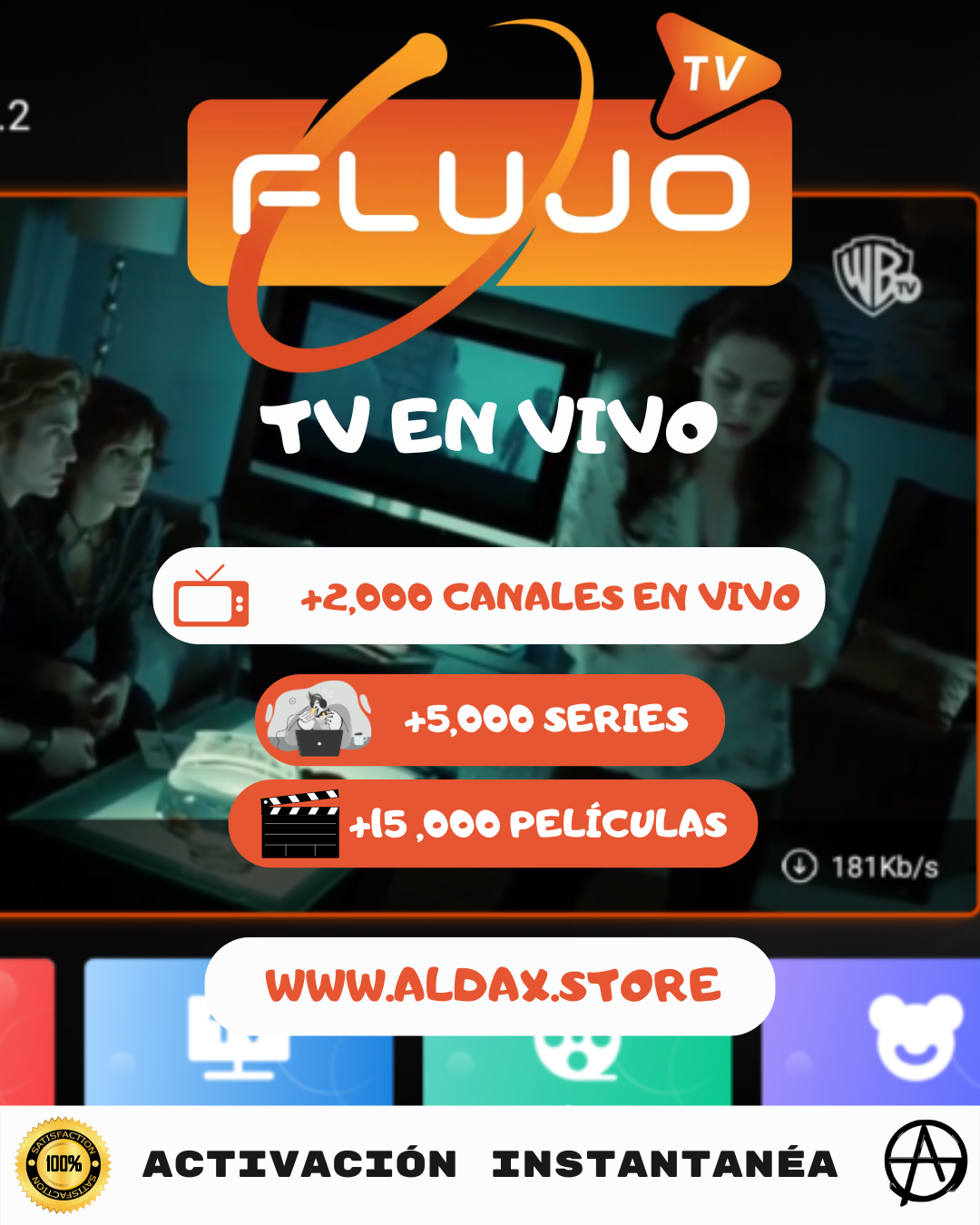 Flujo TV: Servicio Premium de Streaming +2,000 Canales y Entretenimiento Ilimitado